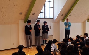 中学2 学年が全員参加 英語合宿