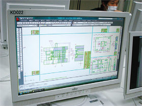 機械設計製図Ⅰ・Ⅱ・Ⅲ　画面図